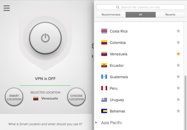 كيفية الاتصال بخادم VPN في فنزويلا