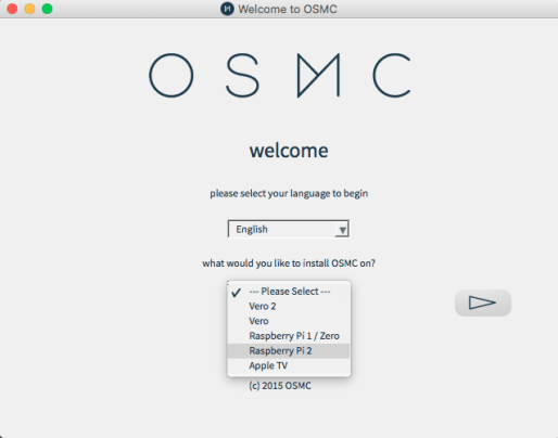 Hoe om OSMC op SD-kaart te installeer.