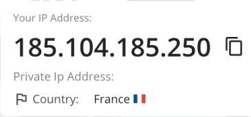 Ֆրանսիական IP հասցե