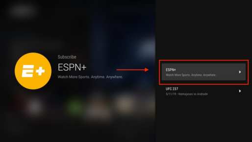 ESPN + Intekening FireStick