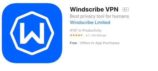 Windscribe iOS